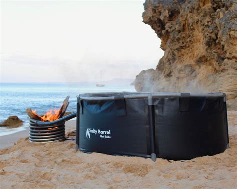 Salty barrel hot tubs - The Salty Barrel Portable Wood-Fired Hot Tub is a remarkable and versatile solution for those seeking a relaxing hot tub experience anywhere you find yourself! This portable hot tub is made from durable materials that ensure both functionality and longevity. With its wood-fired heating system, you can enjoy the therapeutic benefits of warm ...